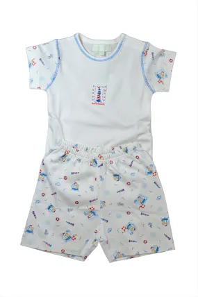 Baby Boy's Nautical Onesie Short Set