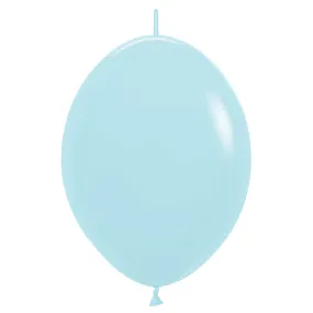 12 inch SEMPERTEX LINK-O-LOON PASTEL MATTE BLUE