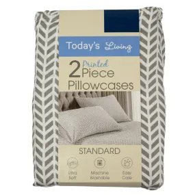 2-Pack Microfiber Standard Pillow Cases