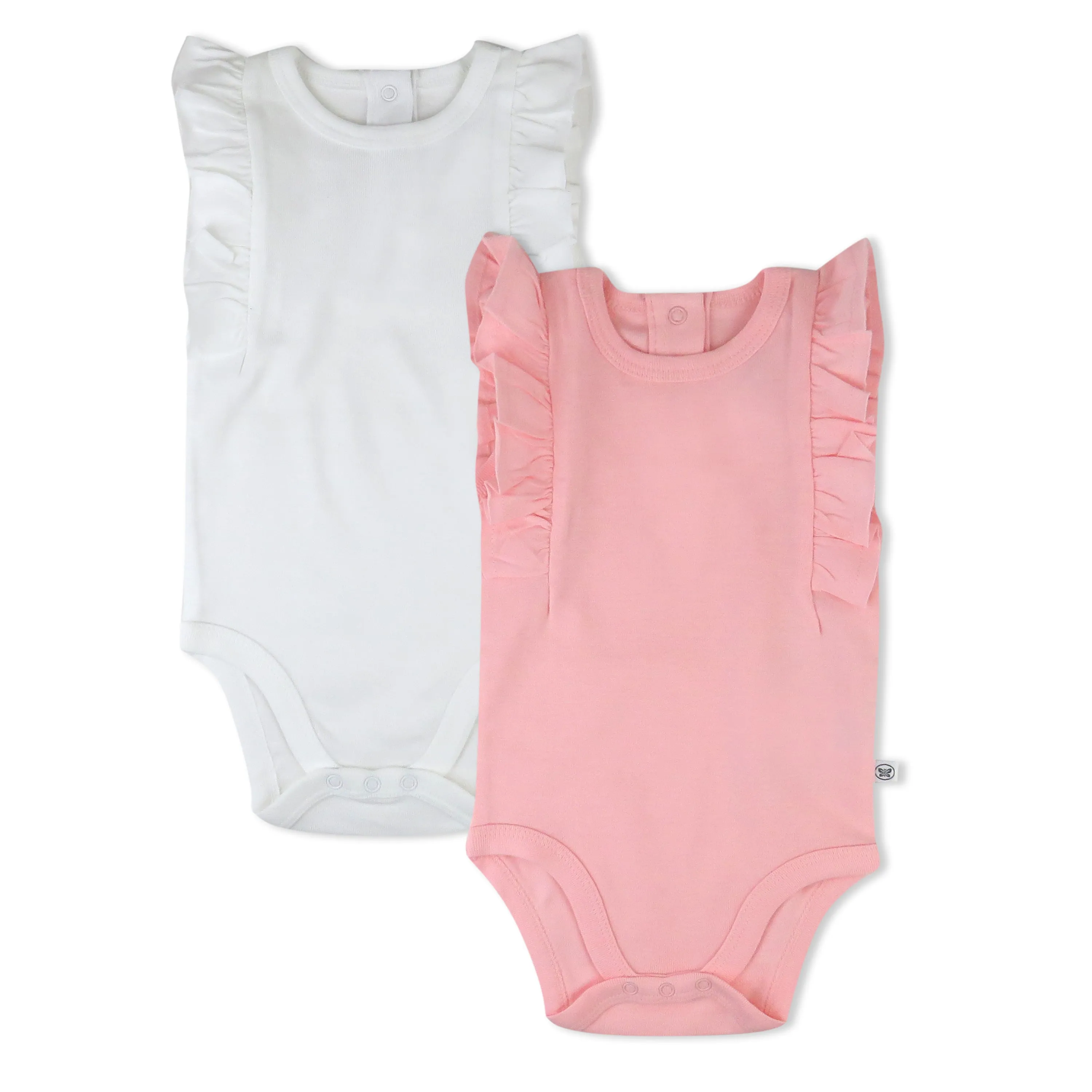 2-Pack Organic Cotton Bodysuits