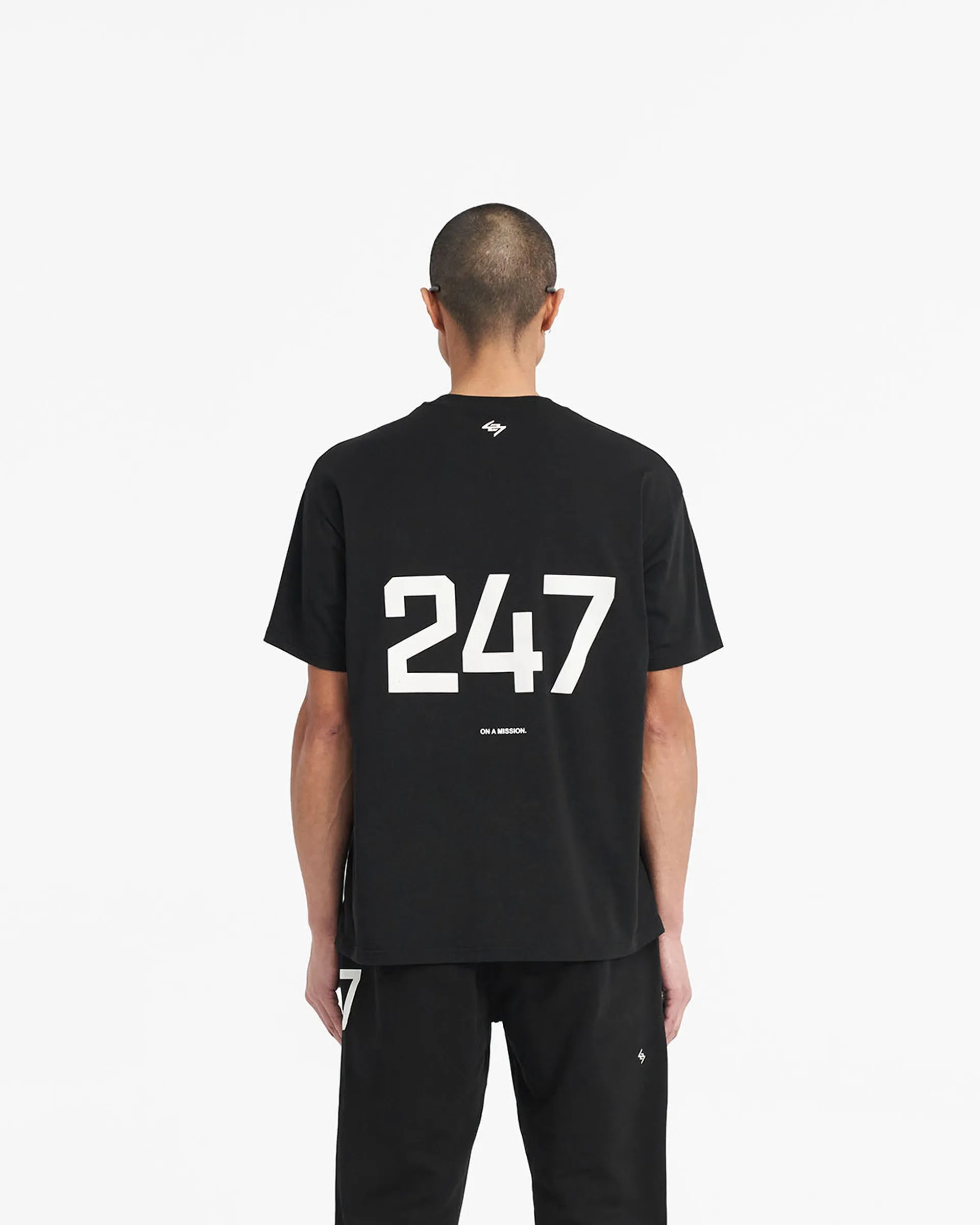 247 Oversized T-Shirt - Jet Black