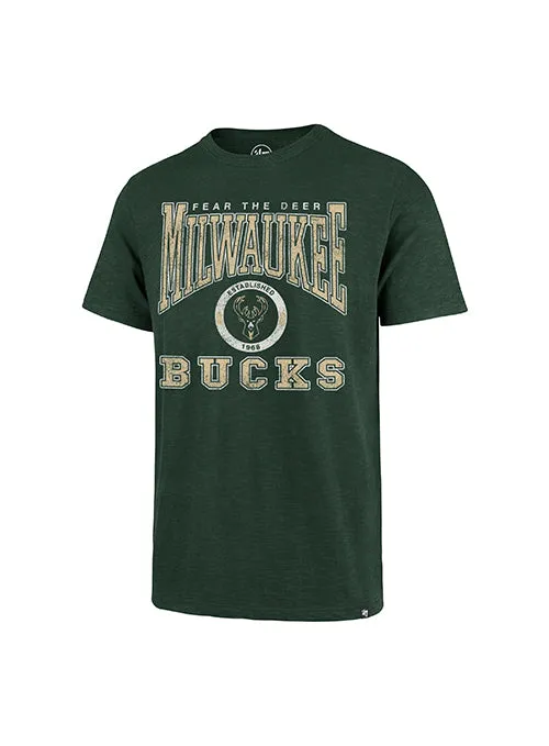 '47 Brand Scrum All Out Milwaukee Bucks T-Shirt