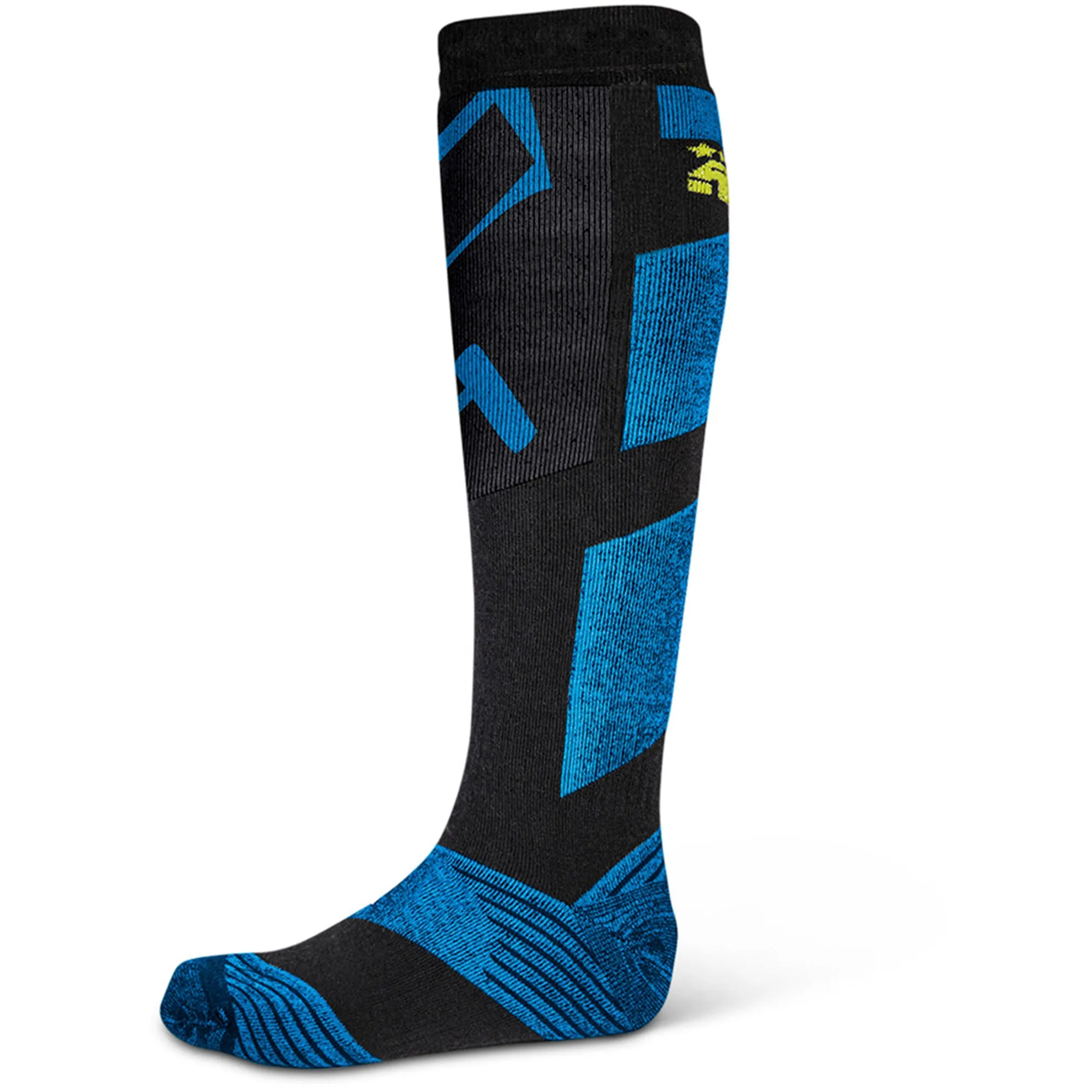 509  Hi-Vis Blue Stoke Sock Moisture Wicking Merino Wool Blend Warm Comfy