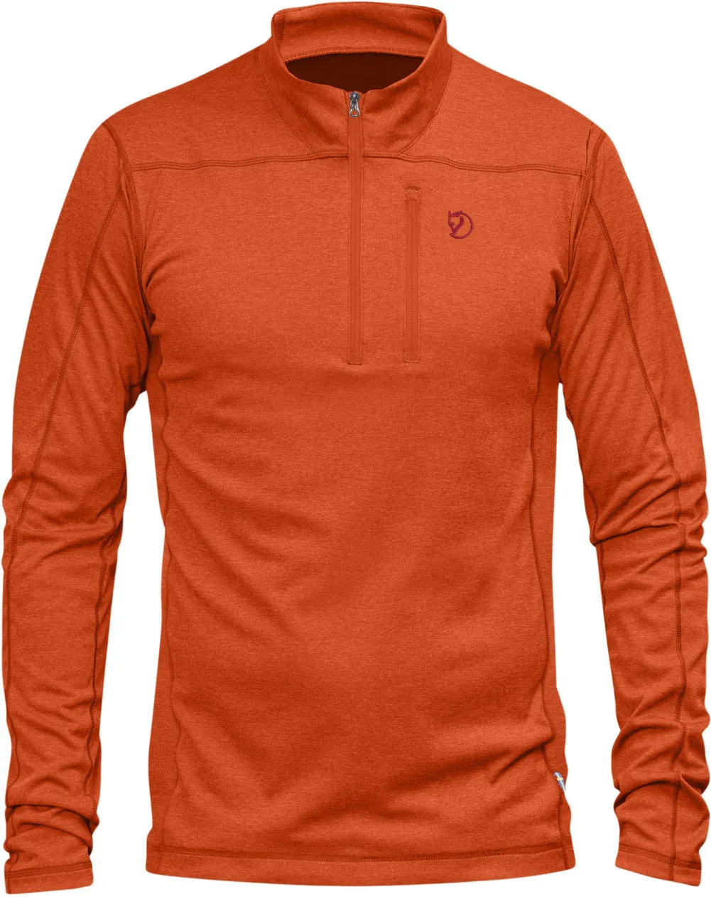 Fjallraven Abisko Vent Zip Long-Sleeve T-Shirt: Breathable, Lightweight Outdoor Apparel