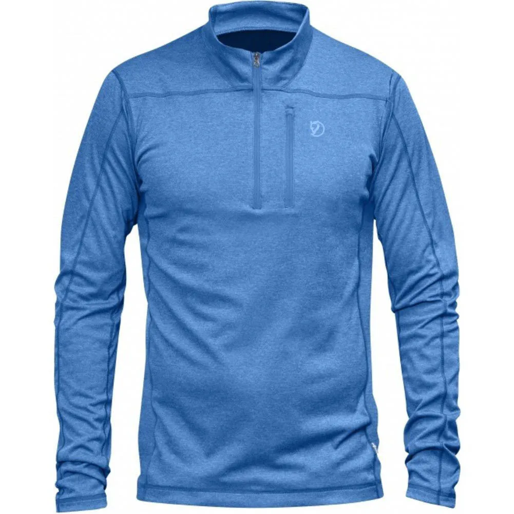 Fjallraven Abisko Vent Zip Long-Sleeve T-Shirt: Breathable, Lightweight Outdoor Apparel