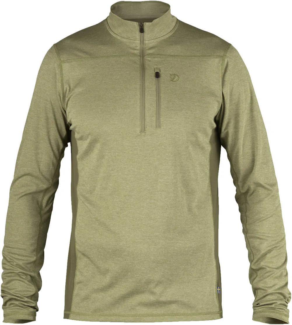 Fjallraven Abisko Vent Zip Long-Sleeve T-Shirt: Breathable, Lightweight Outdoor Apparel