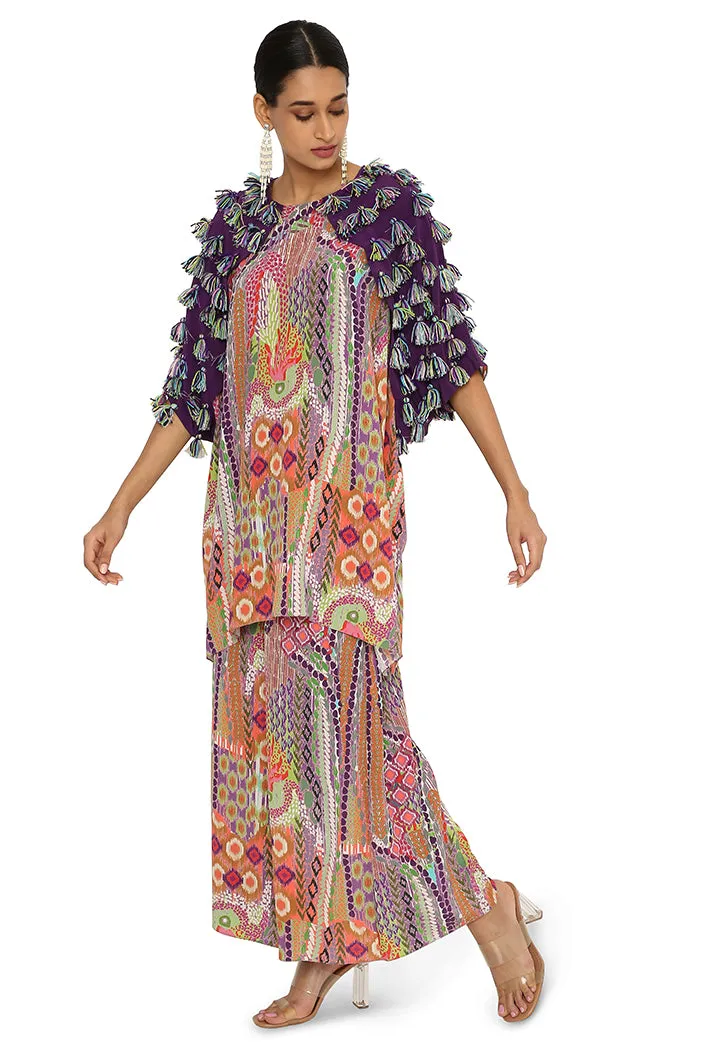 Afrin African Print Kaftan Set