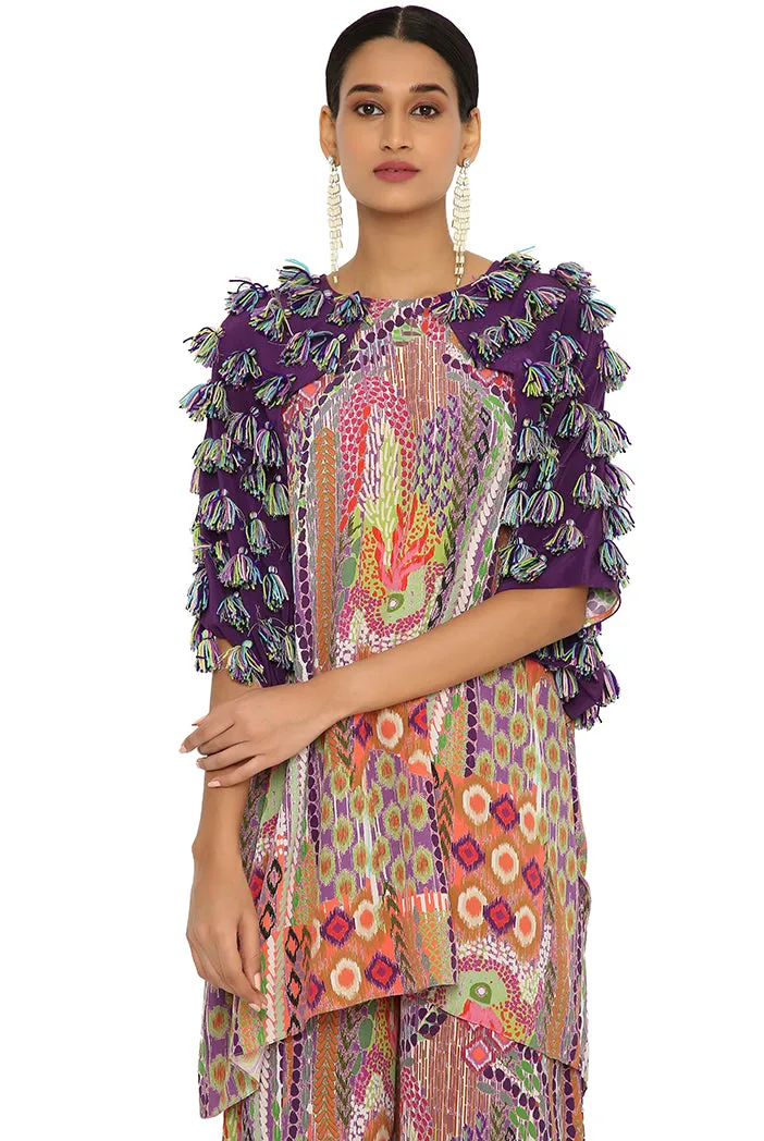 Afrin African Print Kaftan Set