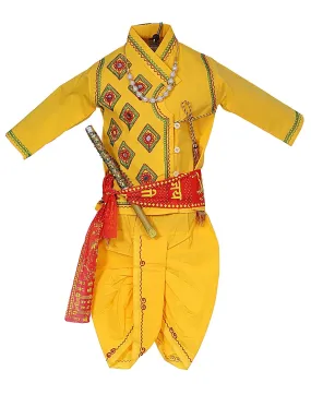 Ahhaaaa Kids Ethnic Krishna Dress Costume Wear For Boys