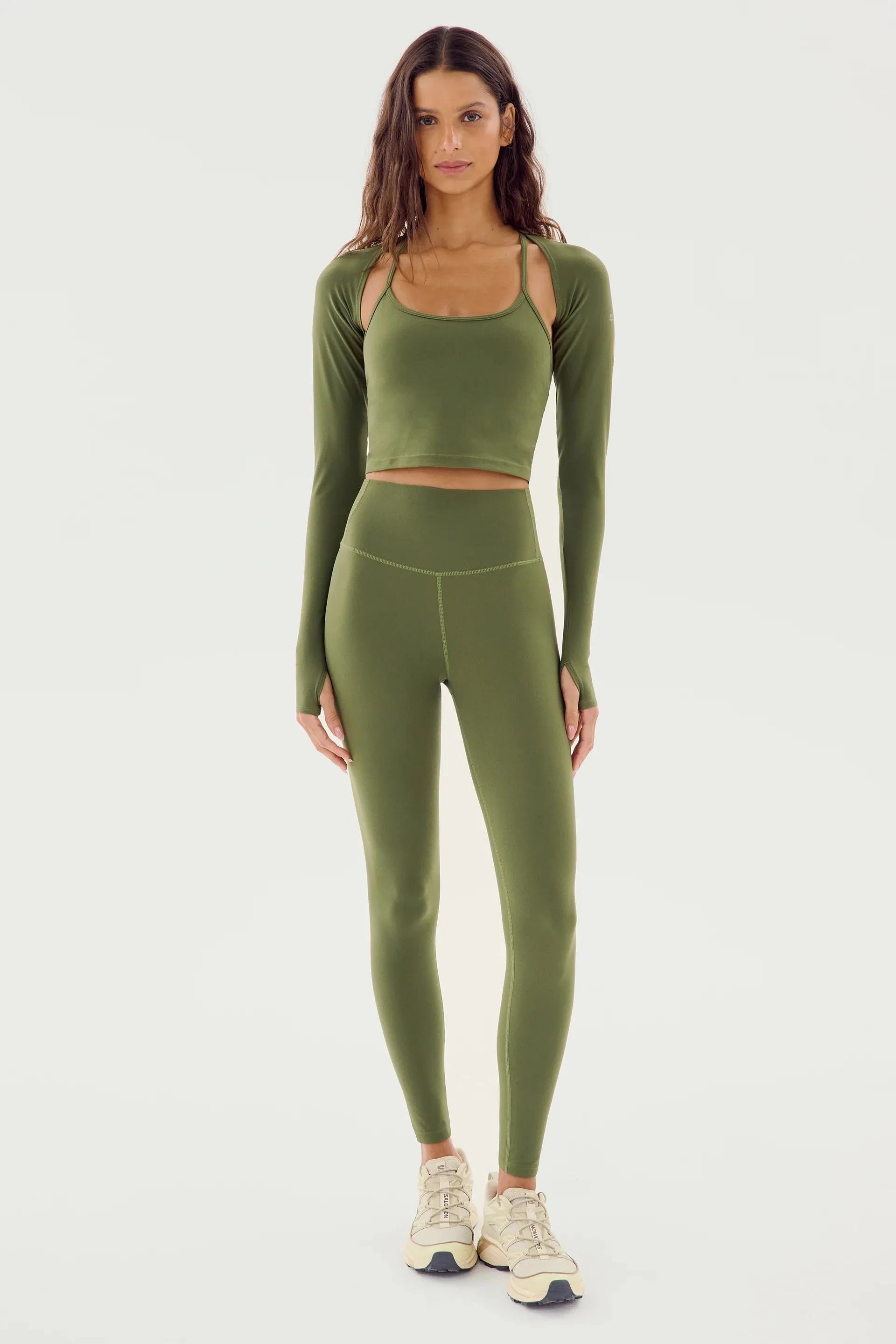 Airweight High Waist Legging: Olive