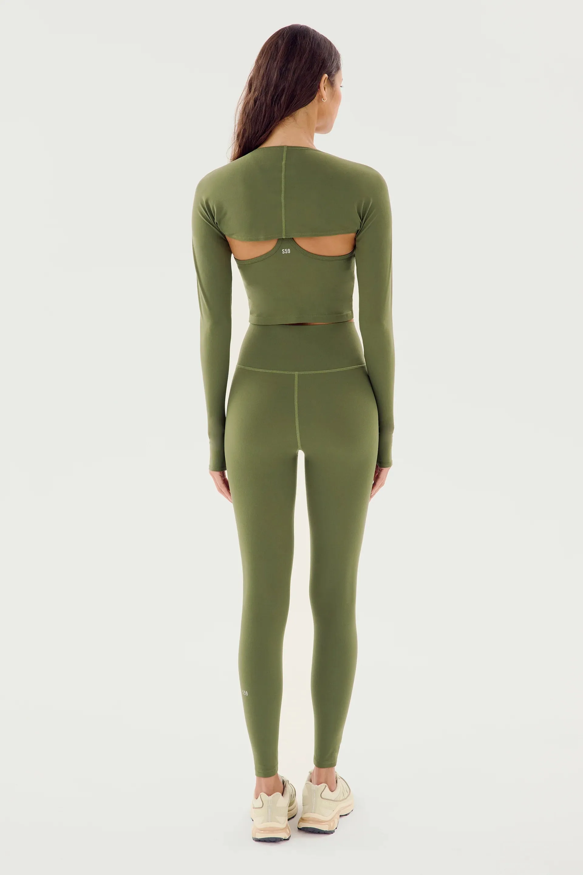 Airweight High Waist Legging: Olive