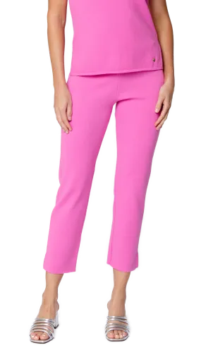 Alice Milano-Knit Slim Leg Pants; Peony