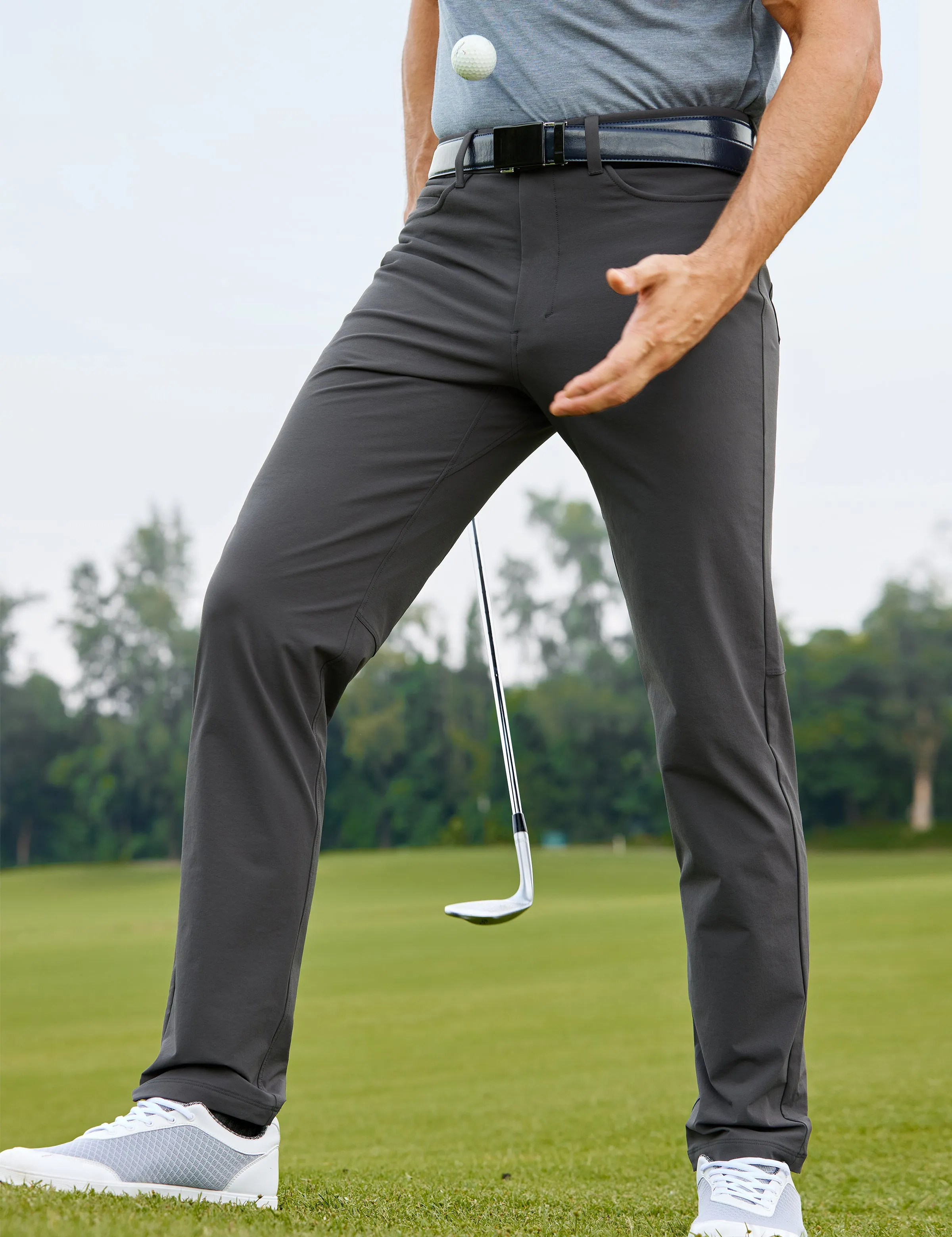 All-day Comfy Slim-Fit Golf Pants 30'' - 5-pockets