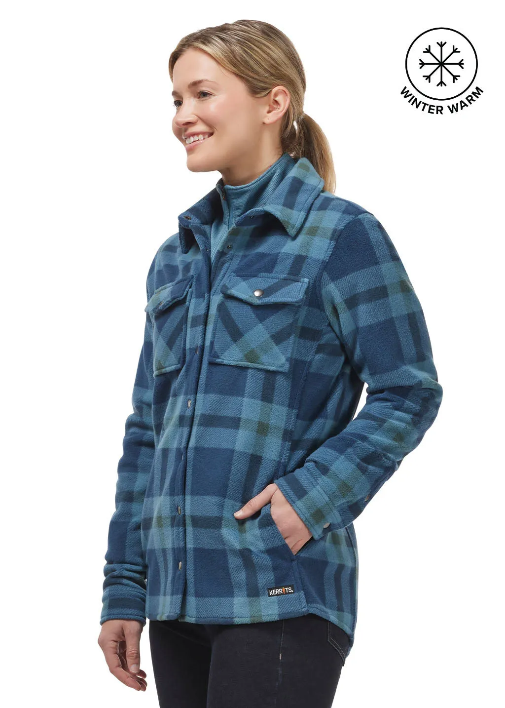 Alpine Fleece Snap Front Barn Shirt