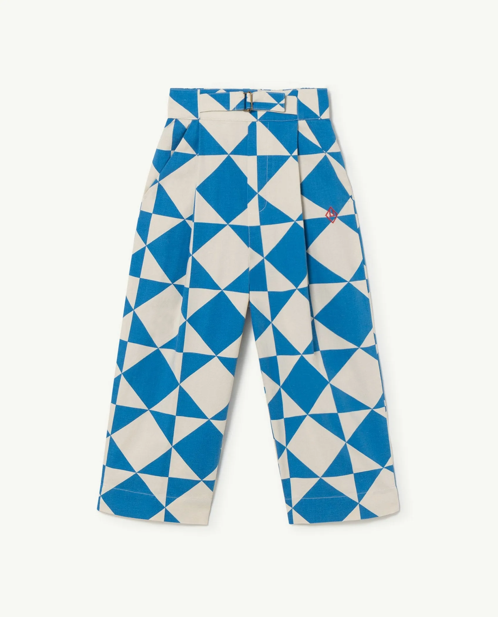 Antelope Kids Pants - White Geometric Forms