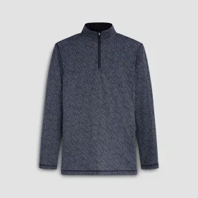 Anthony Confetti Print OoohCotton Quarter Zip Pullover