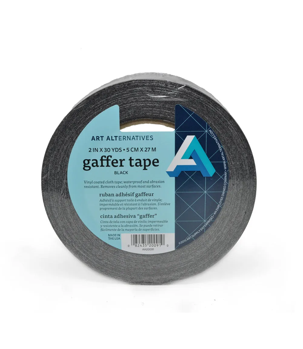 Art Alternatives Black Gaffers Tape (Multiple Sizes)