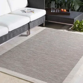 Auxerre 5x8 Outdoor Blue Area Rug Carpet for Living Room Bedroom or Kitchen (5'4" x 7'7")