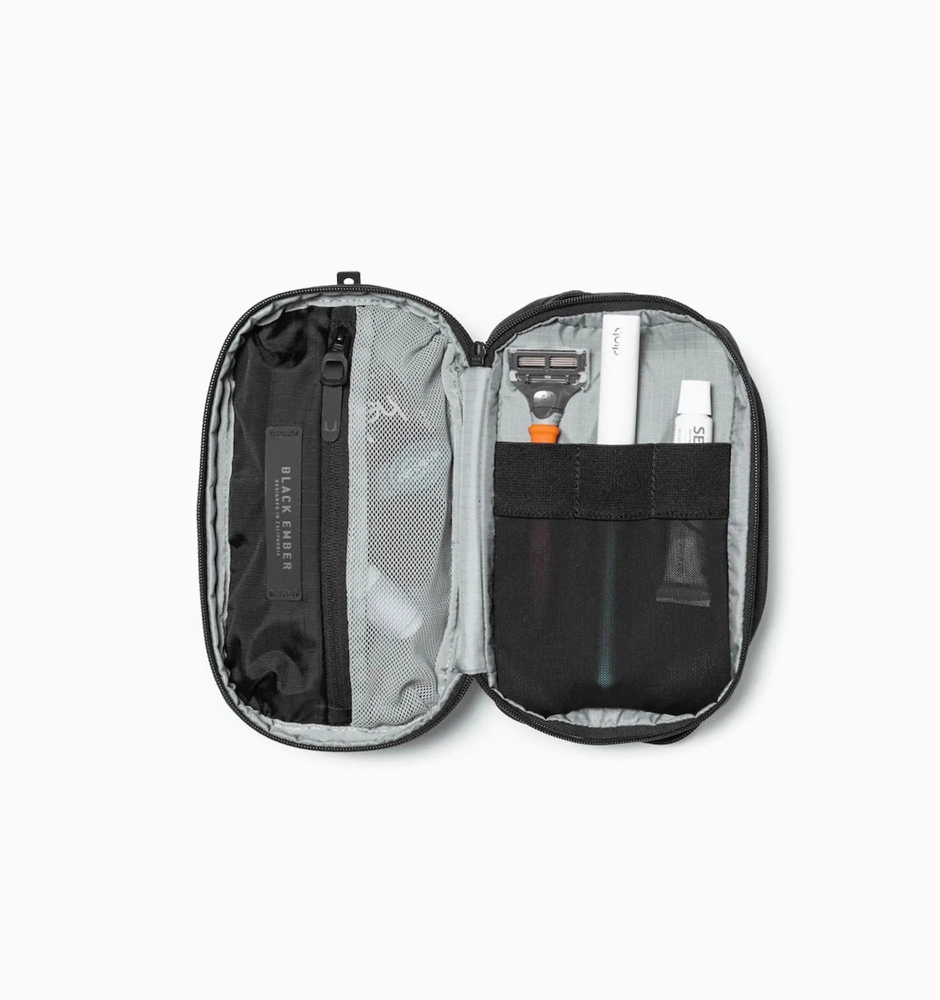 Black Ember Dopp Kit