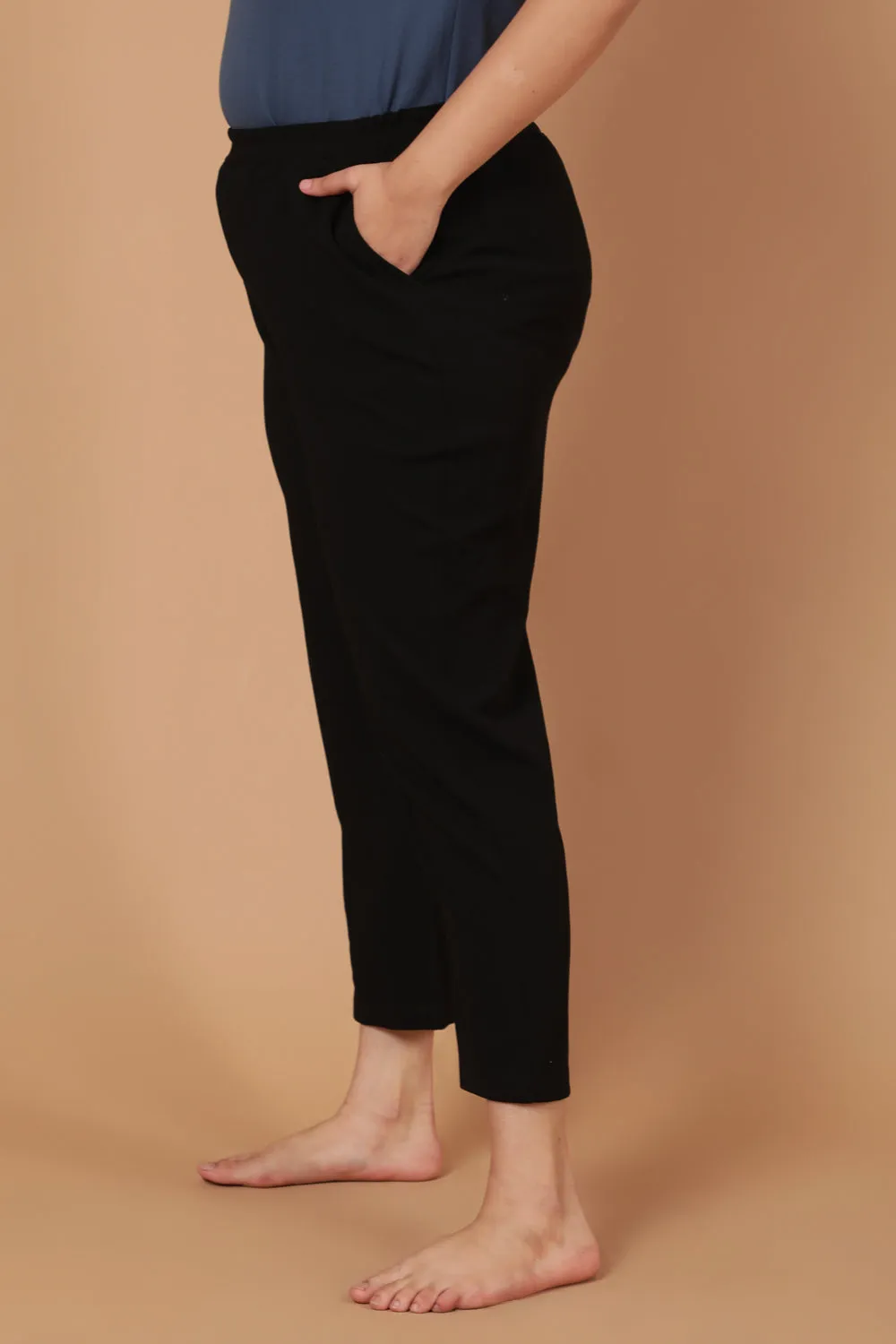 Black Essential Lounge Pants