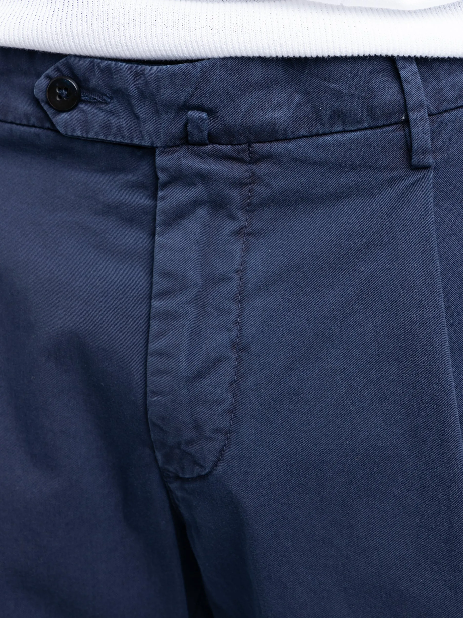 Blue Garment-Dyed Elton Pants