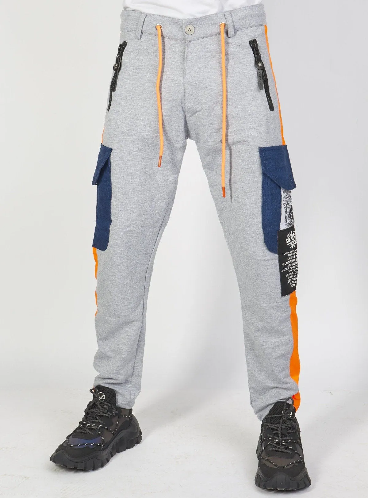 Buyer's Choice Pants - Article - Grey/Orange - 9133