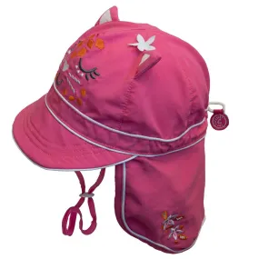 Calikids UV Flap Hat - Hot Pink