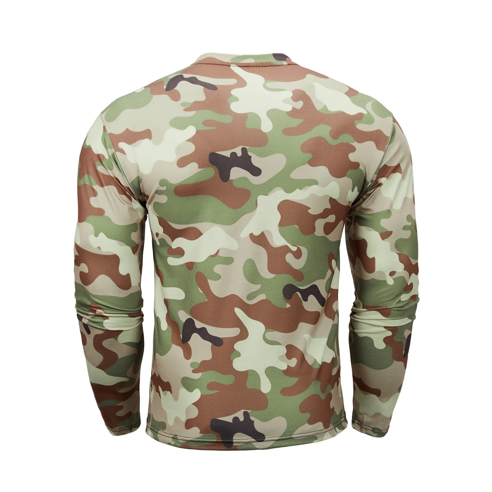 CAMO PRINTED QUICK-DRY LONG SLEEVE T-SHIRT