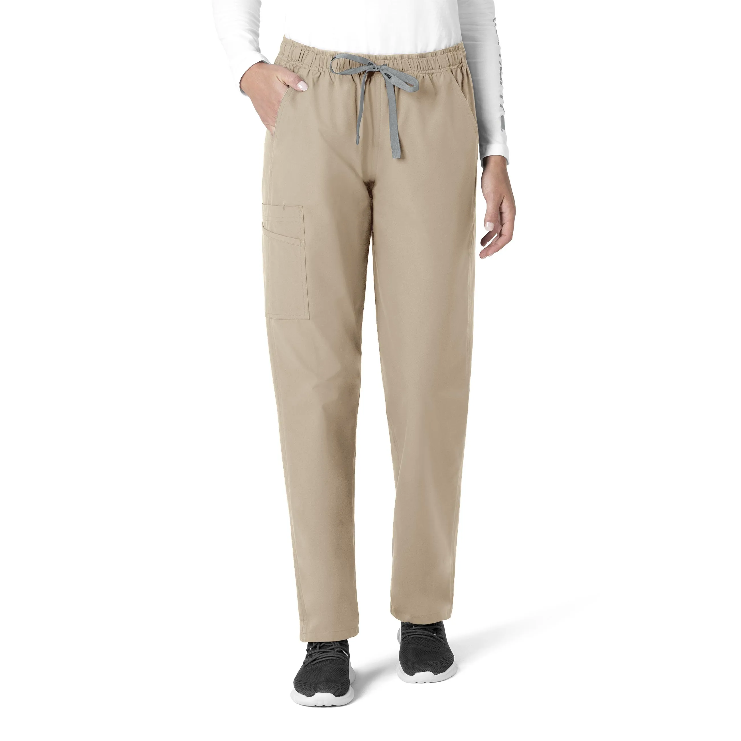 Carhartt Force Essentials Unisex Elastic Waist Cargo Scrub Pant - Khaki