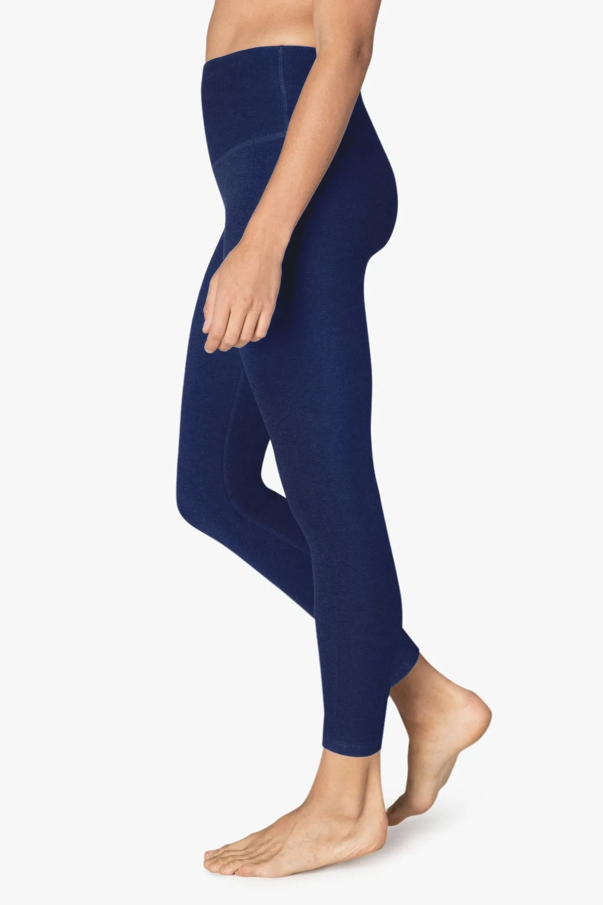 CAUGHT IN THE MIDI SPACEDYE LEGGING NOCTURNAL NAVY