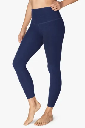 CAUGHT IN THE MIDI SPACEDYE LEGGING NOCTURNAL NAVY