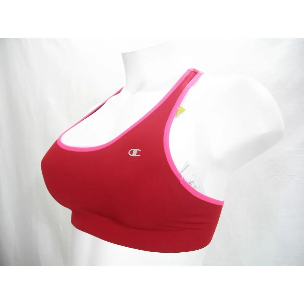 Champion B9504 Absolute Racerback Sports Bra with SmoothTec Band MEDIUM Red