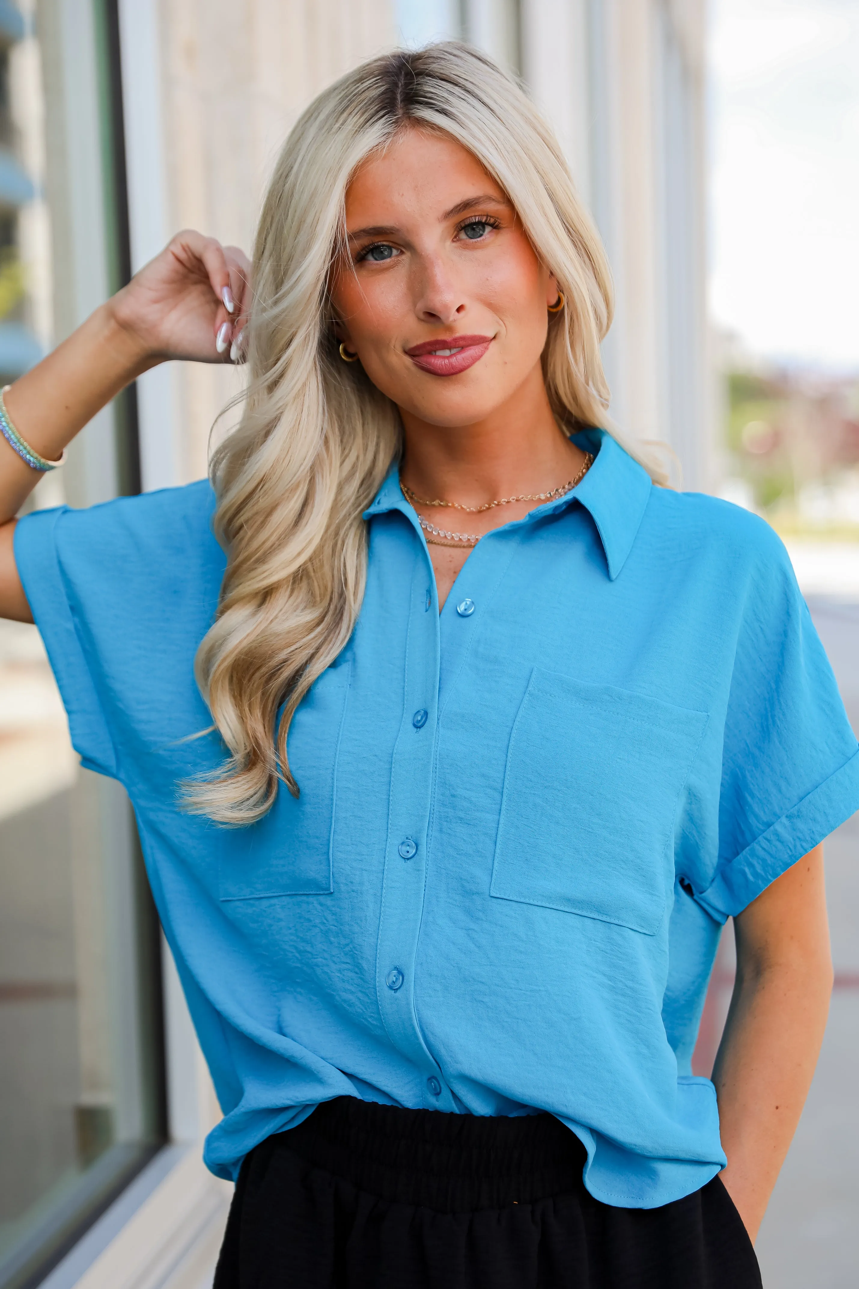 Charming Endeavors Blouse - DU DEAL