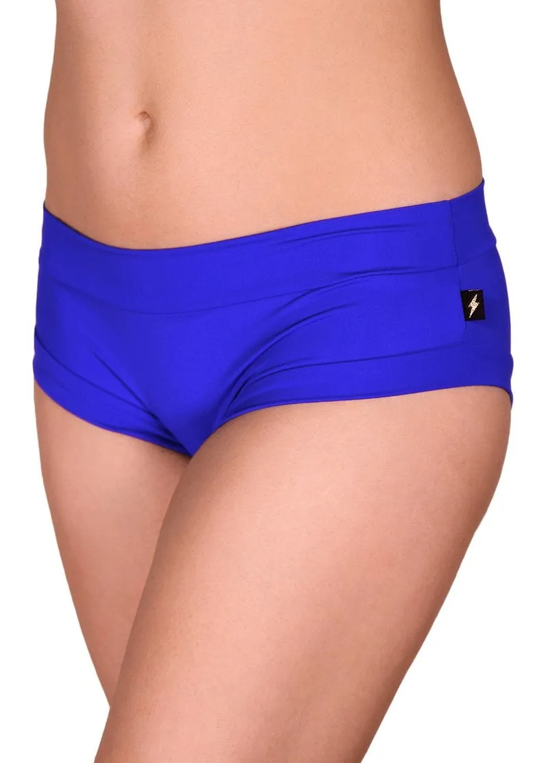 Cleo the Hurricane Essential Hot Pants - Majesty Blue