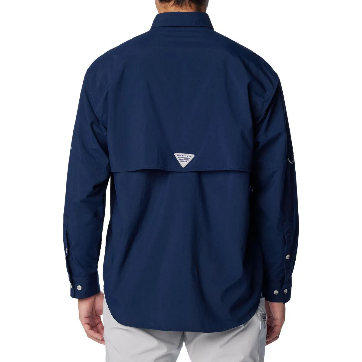 Columbia PFG Bahama II Long Sleeve Shirt Mens Navy