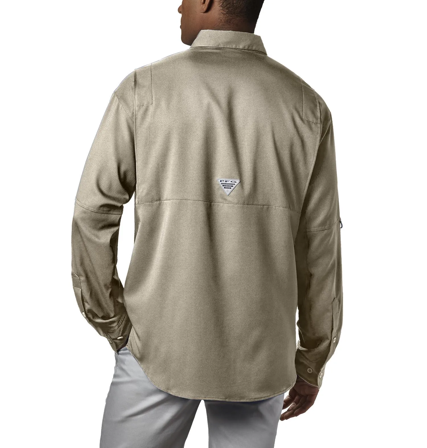 Columbia Tamiami II Long Sleeve Shirt Mens Fossil