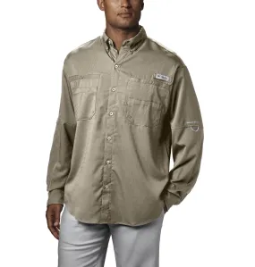 Columbia Tamiami II Long Sleeve Shirt Mens Fossil