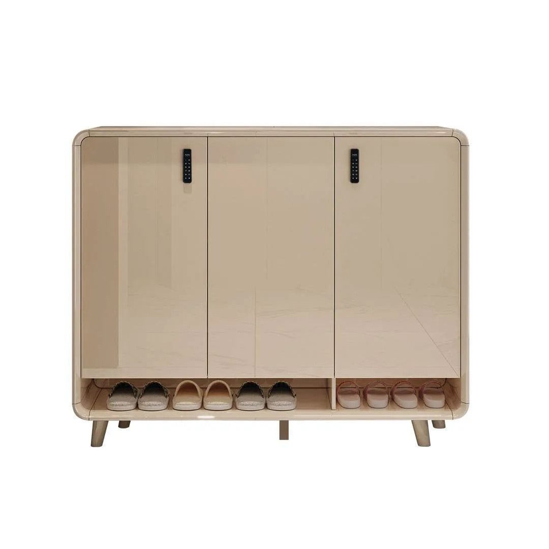 Cruz II 3 Door Shoe Cabinet with Digital Lock