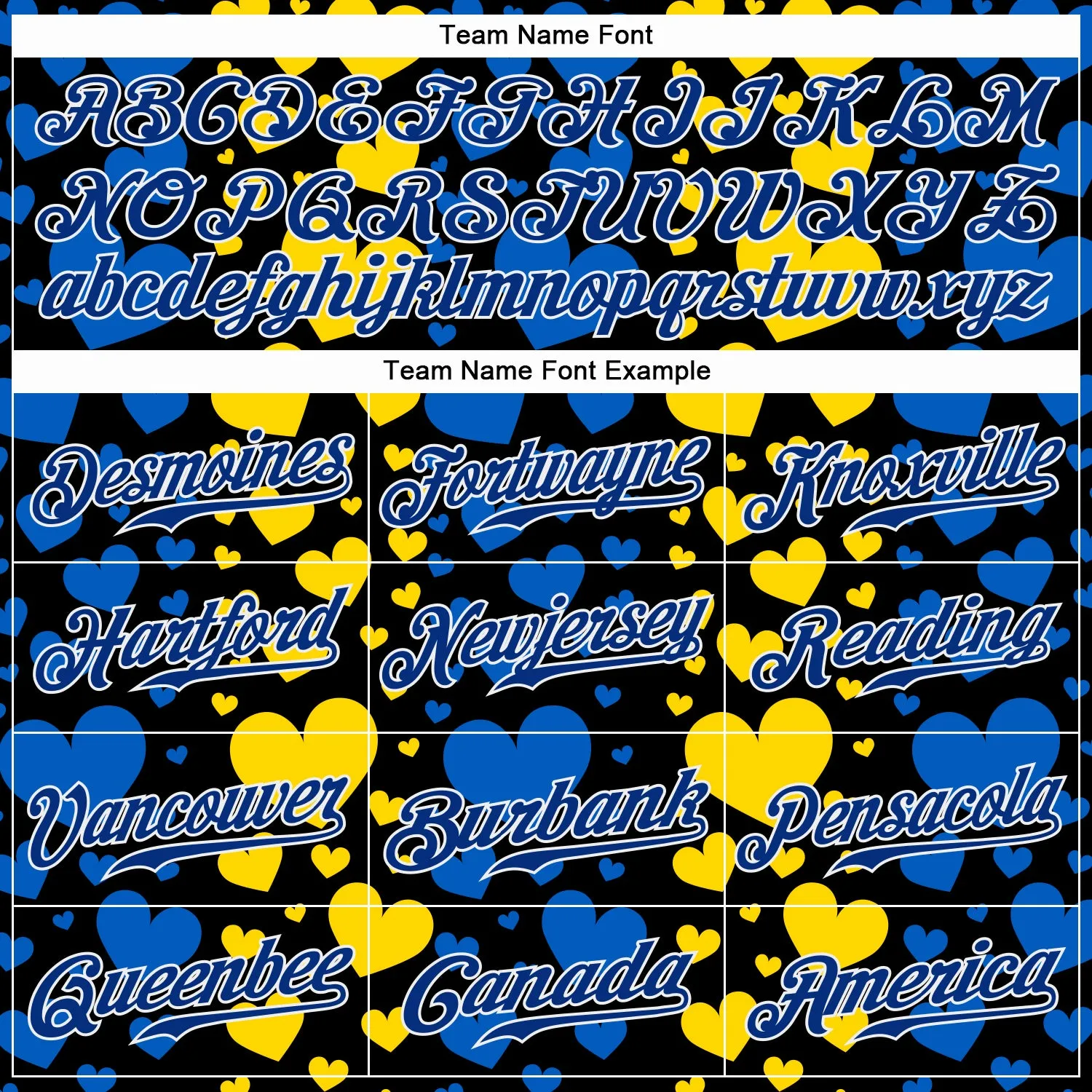 Custom 3D Pattern Design Hearts Painted In The Colors Of The Ukrainian Flag Authentic Baseball Jersey