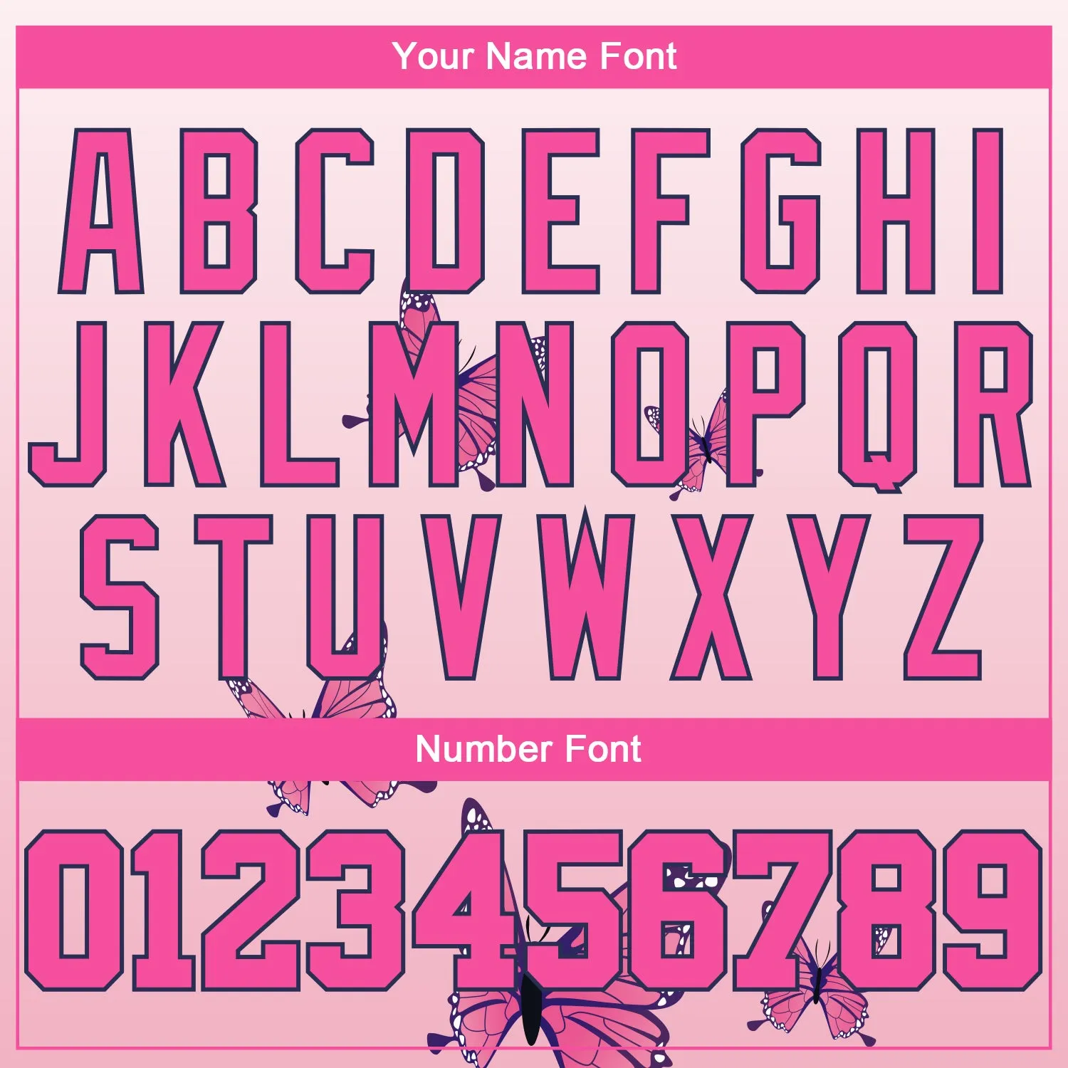 Custom 3D Pink Ribbon Breast Cancer Awareness Month With Butterflies Women Health Care Support Authentic Baseball Jersey