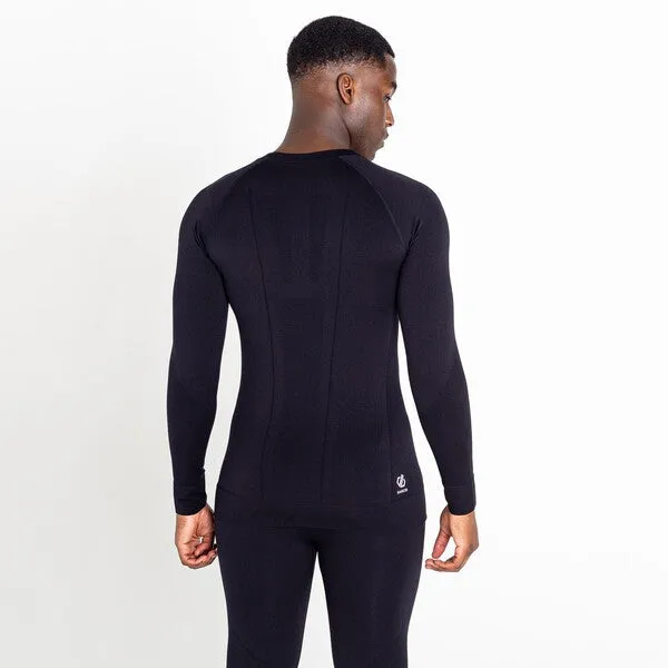 Dare2b Mens Zone In Long Sleeved Base Layer -BLACK