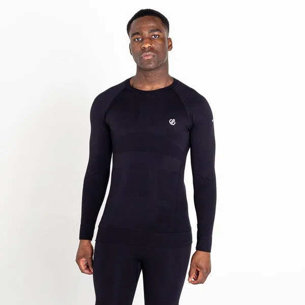 Dare2b Mens Zone In Long Sleeved Base Layer -BLACK