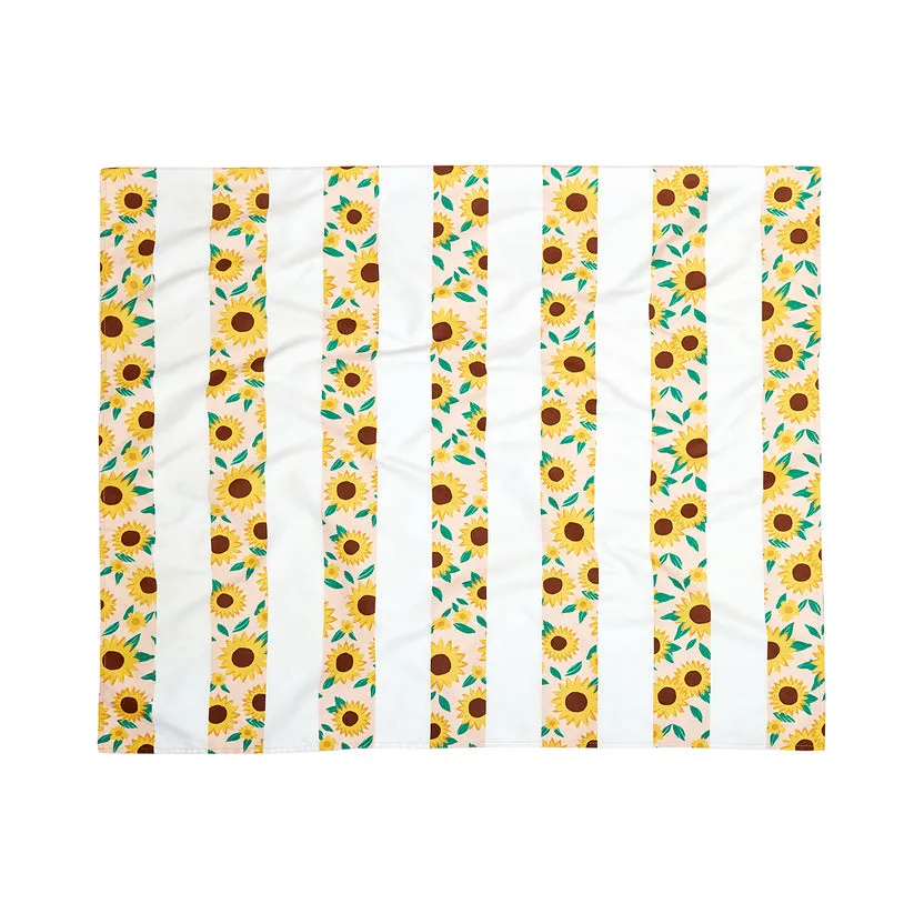 Dock & Bay Beach Towel Flower Power Collection L 100% Recycled Sunflower Solstice