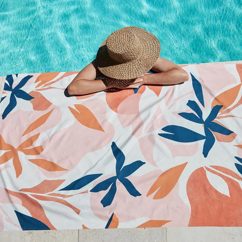 DOCK & BAY Beach Towel Tropics Collection XL Terracotta Tropics