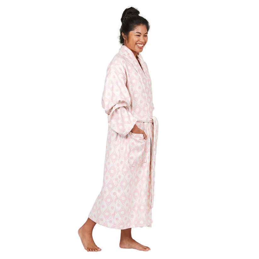 Dock & Bay Waffle Robe Diamond Pink M/L