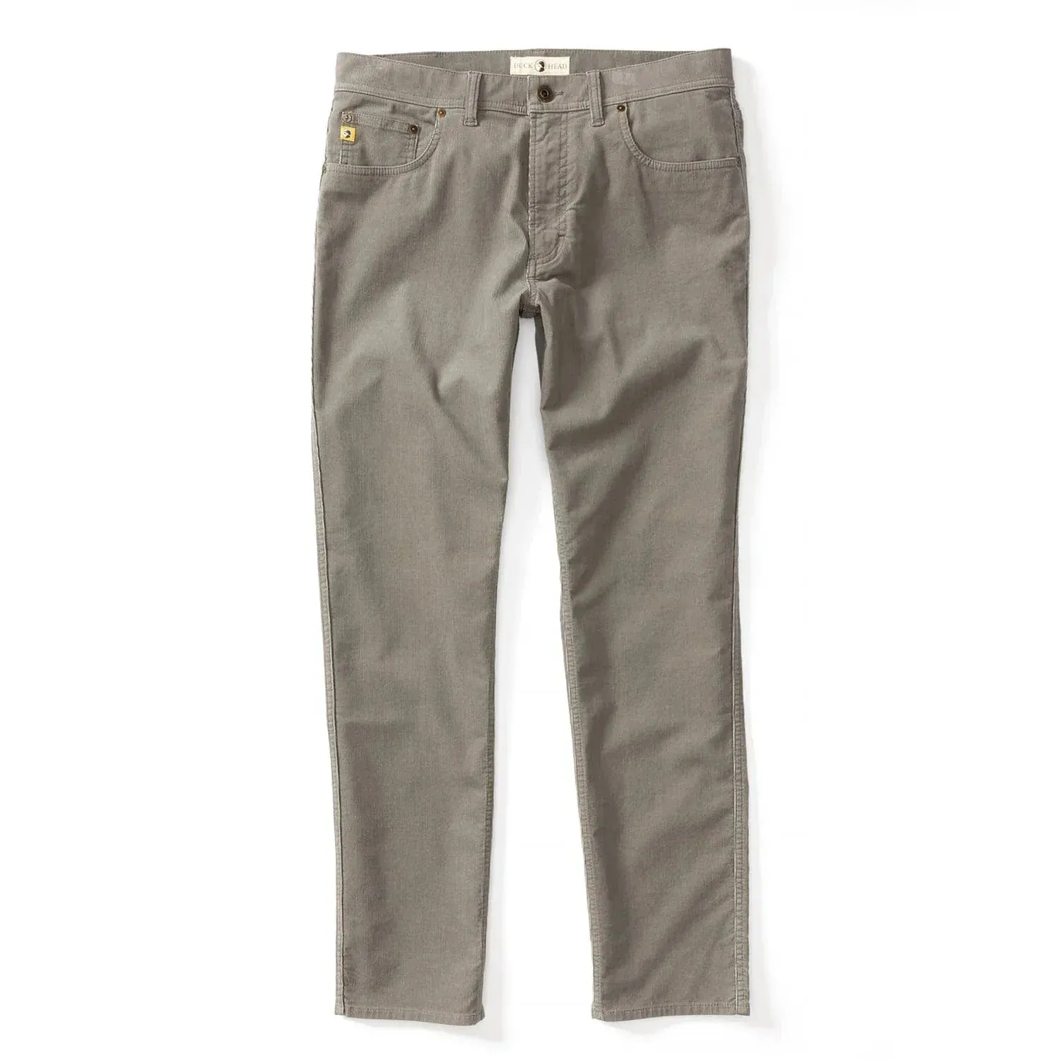 Duck Head Holston Corduroy 5-Pocket Pants in Brushed Nickel - Men's