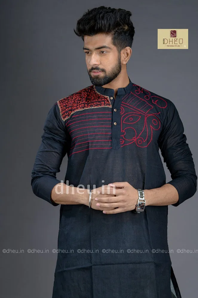 Durga -Designer Kurta (Without Dhoti)