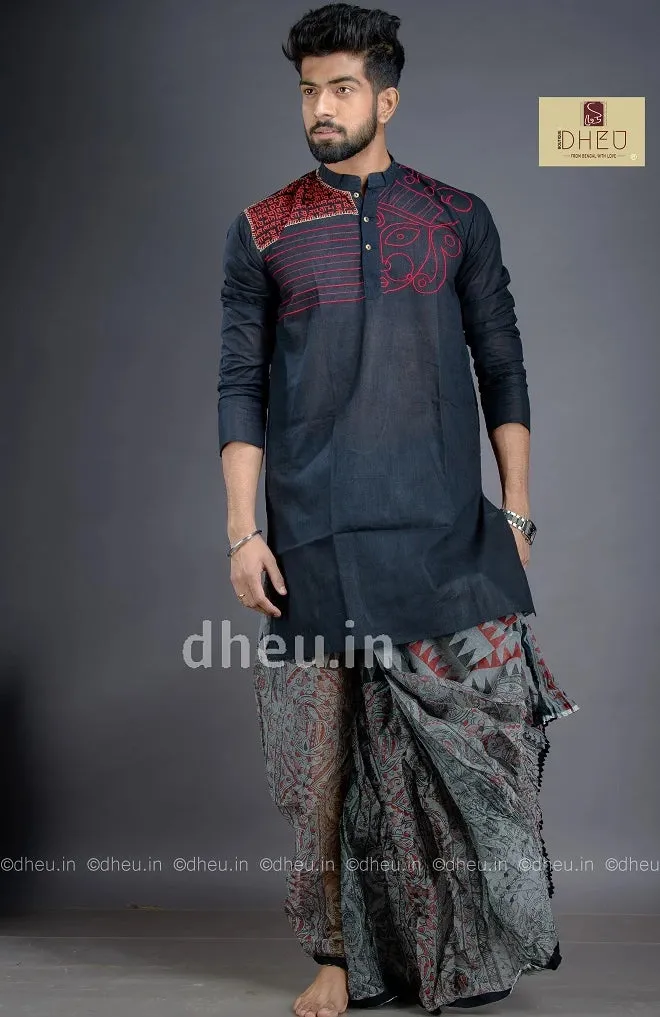 Durga -Designer Kurta (Without Dhoti)