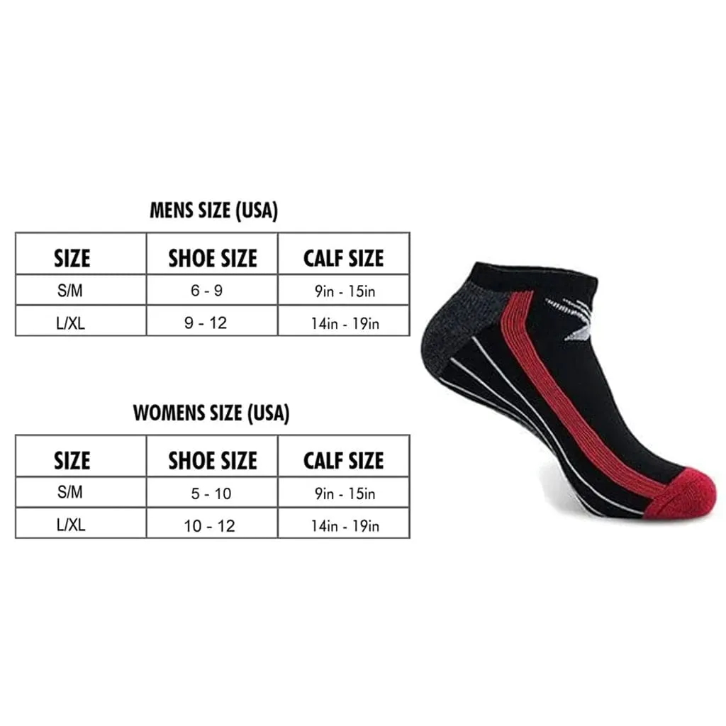 Elite III Performance Low-Cut Cushion Socks (6-PAIRS)