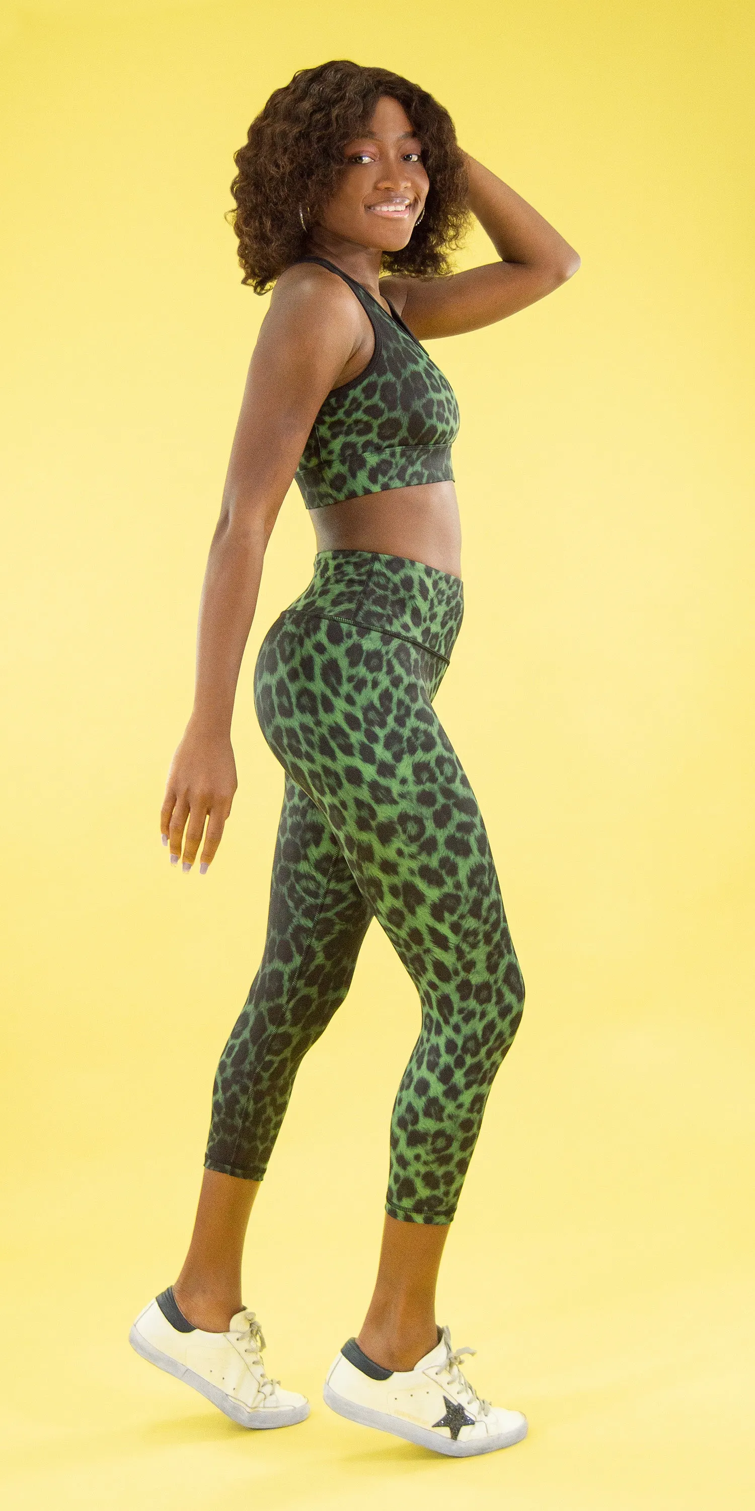 Emerald Leopard - Legging